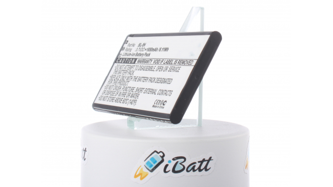 Аккумуляторная батарея iBatt iB-M708 для телефонов, смартфонов NokiaЕмкость (mAh): 1650. Напряжение (V): 3,7