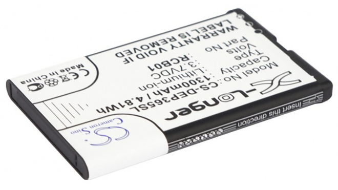 Аккумуляторная батарея для телефона, смартфона Doro Primo 365. Артикул iB-M1744.Емкость (mAh): 1300. Напряжение (V): 3,7