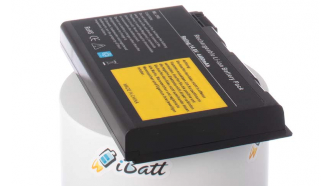 Аккумуляторная батарея для ноутбука Acer Aspire 9104LMi. Артикул iB-A115.Емкость (mAh): 4400. Напряжение (V): 14,8