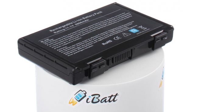 Аккумуляторная батарея для ноутбука Asus X5DID. Артикул iB-A145X.Емкость (mAh): 6800. Напряжение (V): 11,1