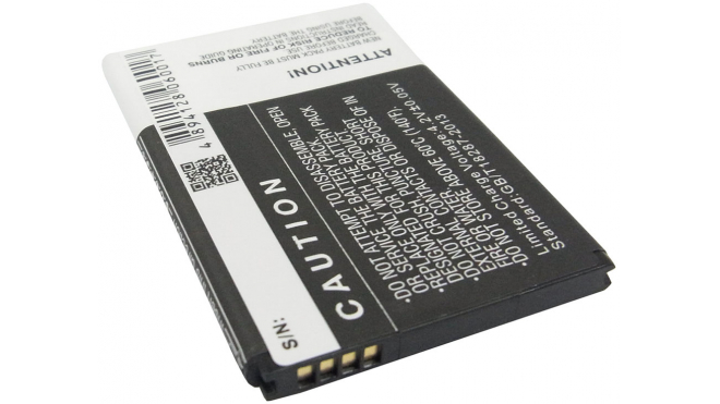 Аккумуляторная батарея для телефона, смартфона HTC PG88100. Артикул iB-M1831.Емкость (mAh): 1500. Напряжение (V): 3,7