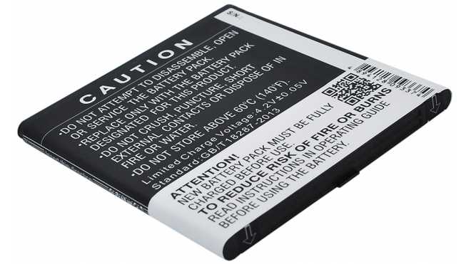 Аккумуляторная батарея GLS-H07 для телефонов, смартфонов GSmart. Артикул iB-M811.Емкость (mAh): 1900. Напряжение (V): 3,7