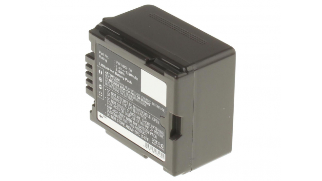 Аккумуляторные батареи для фотоаппаратов и видеокамер Panasonic SDR-H250Емкость (mAh): 1320. Напряжение (V): 7,4