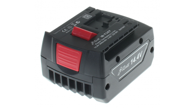 Аккумуляторная батарея для электроинструмента Bosch GSB 14.4 VE-2-LI. Артикул iB-T167.Емкость (mAh): 3000. Напряжение (V): 14,4