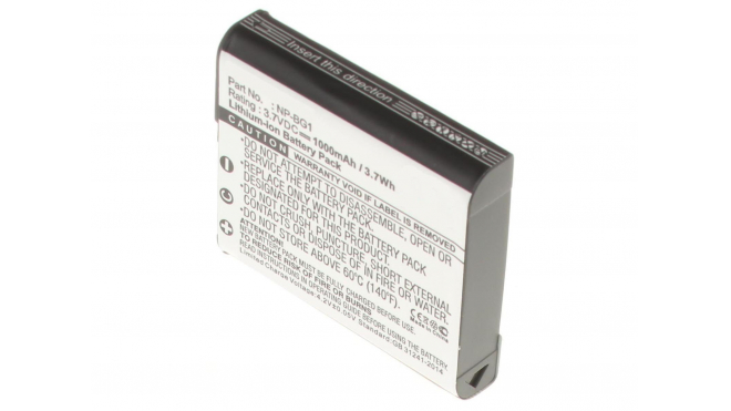 Аккумуляторные батареи для фотоаппаратов и видеокамер Sony Cyber-shot DSC-W170/BЕмкость (mAh): 1000. Напряжение (V): 3,7