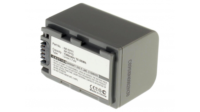 Аккумуляторная батарея NP-FP30 для фотоаппаратов и видеокамер Sony. Артикул iB-F281.Емкость (mAh): 1360. Напряжение (V): 7,4