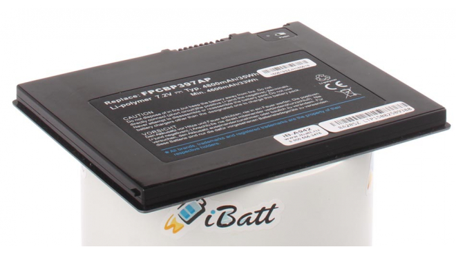 Аккумуляторная батарея для ноутбука Fujitsu-Siemens STYLISTIC Q572 256GB. Артикул iB-A942.Емкость (mAh): 4800. Напряжение (V): 7,2