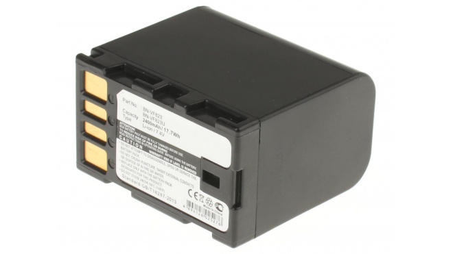 Аккумуляторные батареи для фотоаппаратов и видеокамер JVC GR-D860EЕмкость (mAh): 2400. Напряжение (V): 7,4