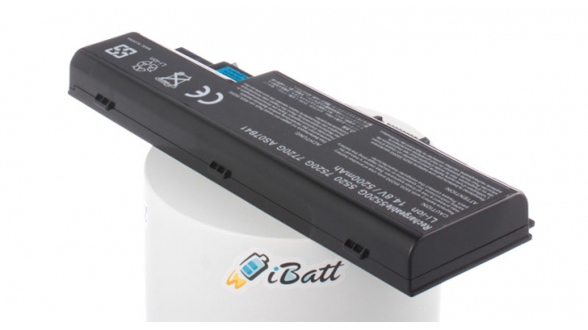 Аккумуляторная батарея для ноутбука Acer Aspire 5315-051G08Mi. Артикул iB-A142H.Емкость (mAh): 5200. Напряжение (V): 14,8