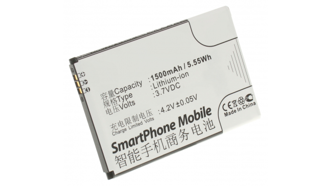 Аккумуляторная батарея для телефона, смартфона Acer Liquid Z3 Duo. Артикул iB-M627.Емкость (mAh): 1500. Напряжение (V): 3,7