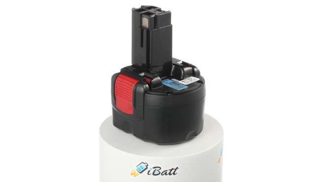 Аккумуляторная батарея iBatt iB-T163 для шуруповертов и другого электроинструмента BoschЕмкость (mAh): 2000. Напряжение (V): 9,6