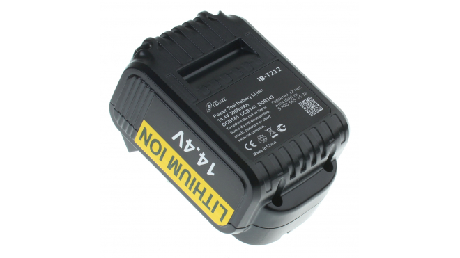 Аккумуляторная батарея для электроинструмента DeWalt DCD737. Артикул iB-T212.Емкость (mAh): 3000. Напряжение (V): 14,4