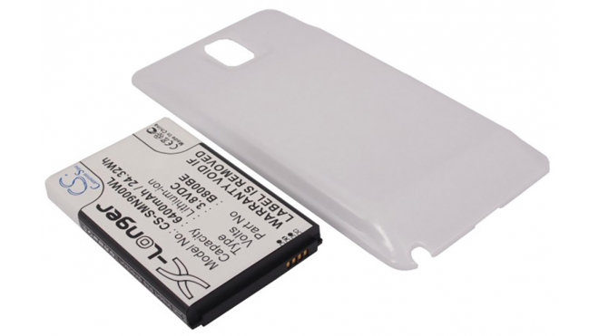Аккумуляторная батарея для телефона, смартфона Samsung SM-N900A. Артикул iB-M582.Емкость (mAh): 6400. Напряжение (V): 3,8