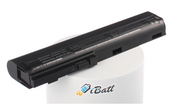 Аккумуляторная батарея для ноутбука HP-Compaq EliteBook 2570p (B6Q08EA). Артикул iB-A286H.Емкость (mAh): 5200. Напряжение (V): 11,1