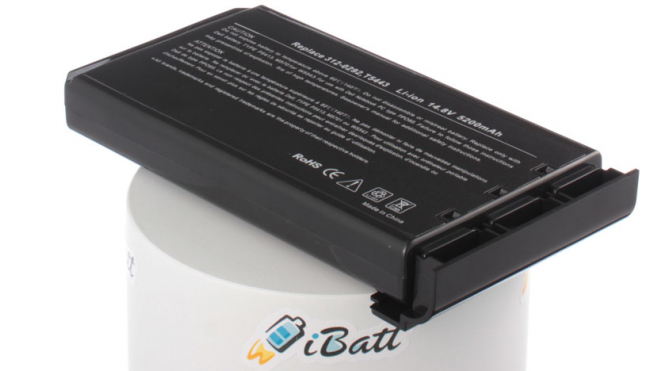 Аккумуляторная батарея EUP-K2-4-24 для ноутбуков Packard Bell. Артикул iB-A227H.Емкость (mAh): 5200. Напряжение (V): 14,8