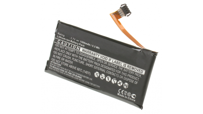 Аккумуляторная батарея BK76100 для телефонов, смартфонов HTC. Артикул iB-M482.Емкость (mAh): 1500. Напряжение (V): 3,7