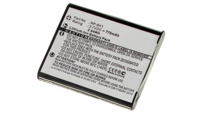 Аккумуляторные батареи для фотоаппаратов и видеокамер Sony Cyber-shot DSC-S950/BЕмкость (mAh): 770. Напряжение (V): 3,7