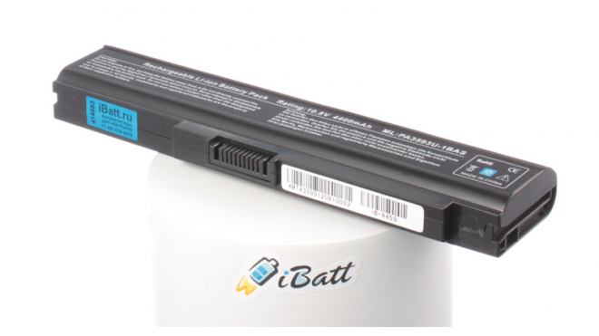 Аккумуляторная батарея для ноутбука Toshiba Portege M600-E320. Артикул iB-A459.Емкость (mAh): 4400. Напряжение (V): 10,8