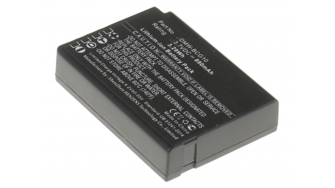 Аккумуляторная батарея DMW-BCG10 для фотоаппаратов и видеокамер Panasonic. Артикул iB-F319.Емкость (mAh): 890. Напряжение (V): 3,7