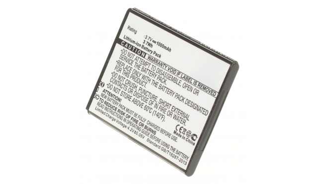Аккумуляторная батарея для телефона, смартфона Samsung GT-S6310. Артикул iB-M1057.Емкость (mAh): 1000. Напряжение (V): 3,7