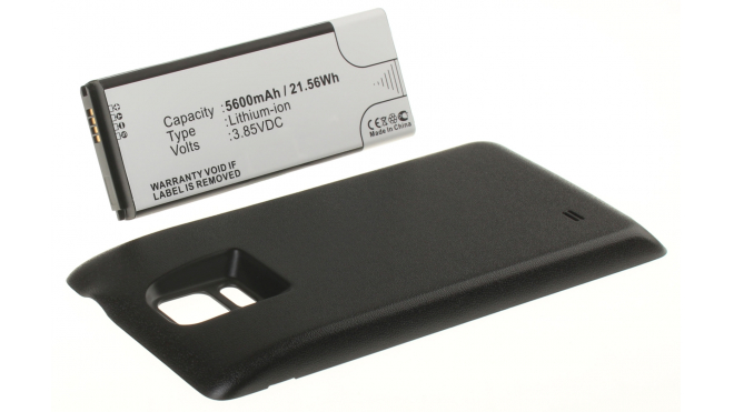 Аккумуляторная батарея для телефона, смартфона Samsung SM-N9106W Galaxy Note 4 Duos. Артикул iB-M758.Емкость (mAh): 5600. Напряжение (V): 3,85