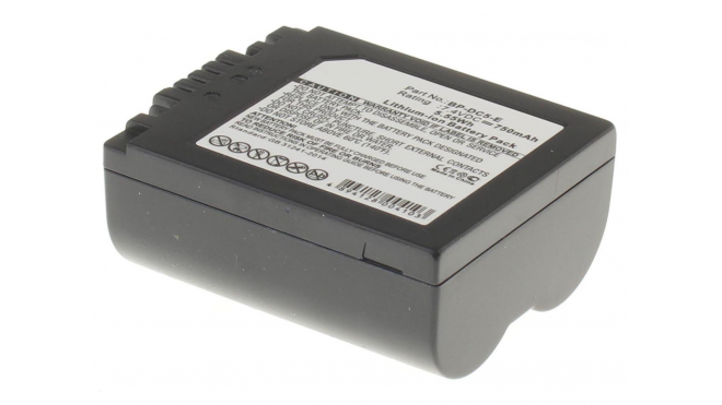 Аккумуляторная батарея CGR-S006E для фотоаппаратов и видеокамер Leica. Артикул iB-F318.Емкость (mAh): 750. Напряжение (V): 7,4