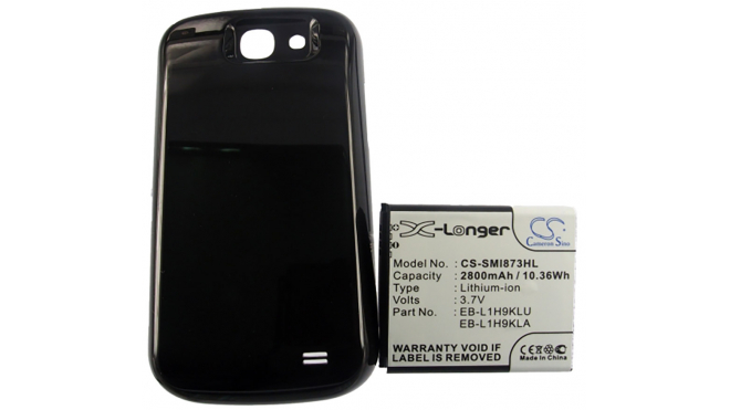 Аккумуляторная батарея iBatt iB-M550 для телефонов, смартфонов SamsungЕмкость (mAh): 2800. Напряжение (V): 3,7