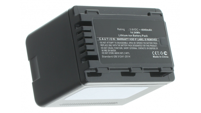 Аккумуляторные батареи для фотоаппаратов и видеокамер Panasonic HC-770EBЕмкость (mAh): 4040. Напряжение (V): 3,6