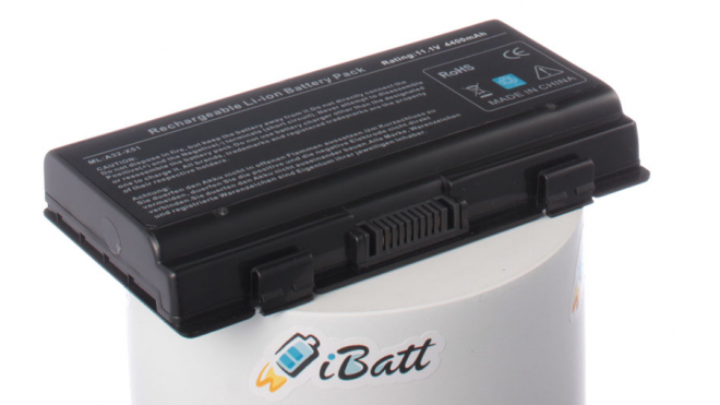Аккумуляторная батарея A32-X51 для ноутбуков Packard Bell. Артикул iB-A182.Емкость (mAh): 4400. Напряжение (V): 11,1