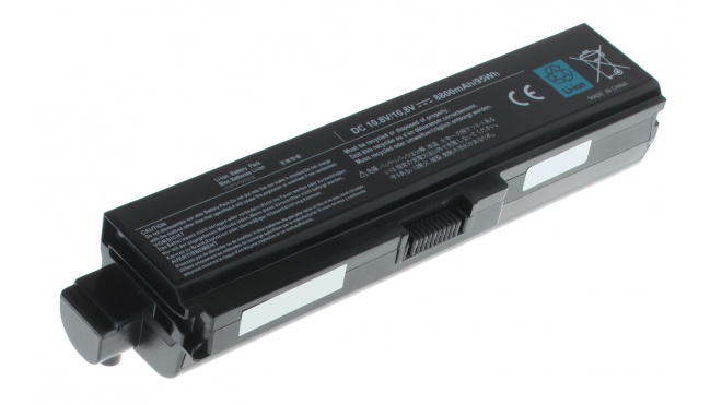 Аккумуляторная батарея для ноутбука Toshiba Satellite L750D-18F. Артикул 11-1499.Емкость (mAh): 8800. Напряжение (V): 10,8