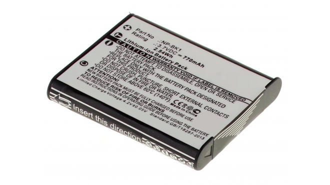 Аккумуляторные батареи для фотоаппаратов и видеокамер Sony Cyber-shot DSC-S950SЕмкость (mAh): 770. Напряжение (V): 3,7