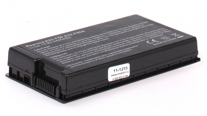 Аккумуляторная батарея для ноутбука Asus X85S. Артикул 11-1215.Емкость (mAh): 4400. Напряжение (V): 10,8