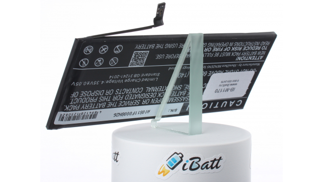 Аккумуляторная батарея iBatt iB-M1170 для телефонов, смартфонов AppleЕмкость (mAh): 3000. Напряжение (V): 3,8