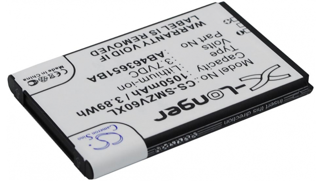 Аккумуляторная батарея AB463651BU для телефонов, смартфонов Samsung. Артикул iB-M1003.Емкость (mAh): 1050. Напряжение (V): 3,7