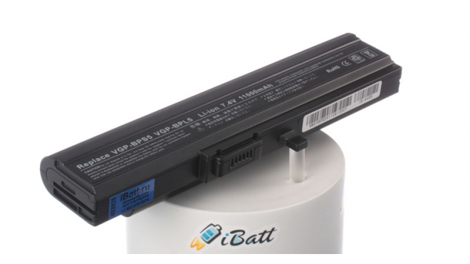 Аккумуляторная батарея для ноутбука Sony VAIO VGN-TXN17P/T. Артикул iB-A469.Емкость (mAh): 11000. Напряжение (V): 7,4