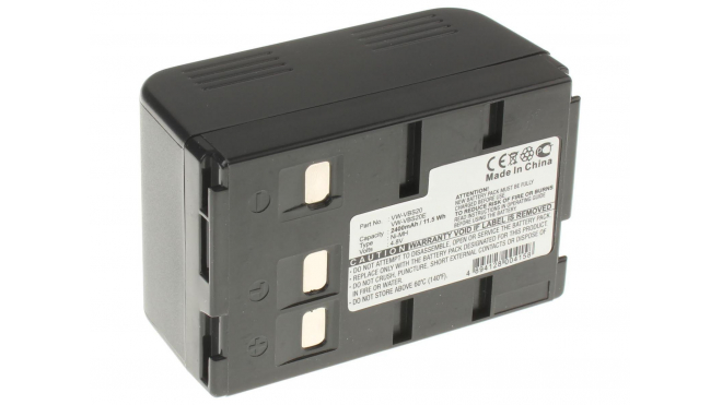 Аккумуляторные батареи для фотоаппаратов и видеокамер Panasonic NV-RX9Емкость (mAh): 2400. Напряжение (V): 4,8