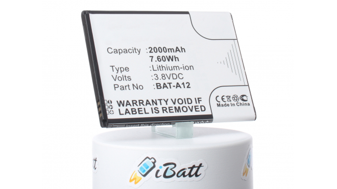Аккумуляторная батарея iBatt iB-M913 для телефонов, смартфонов AcerЕмкость (mAh): 2000. Напряжение (V): 3,8