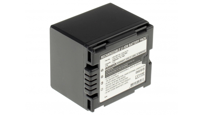 Аккумуляторные батареи для фотоаппаратов и видеокамер Panasonic NV-GS60EB-SЕмкость (mAh): 1440. Напряжение (V): 7,4