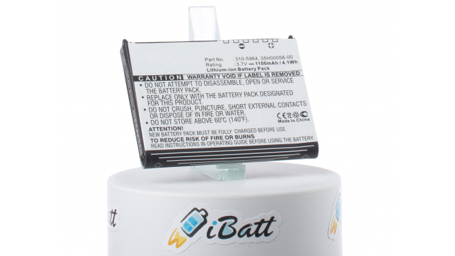 Аккумуляторная батарея iBatt iB-M107 для телефонов, смартфонов DellЕмкость (mAh): 1100. Напряжение (V): 3,7