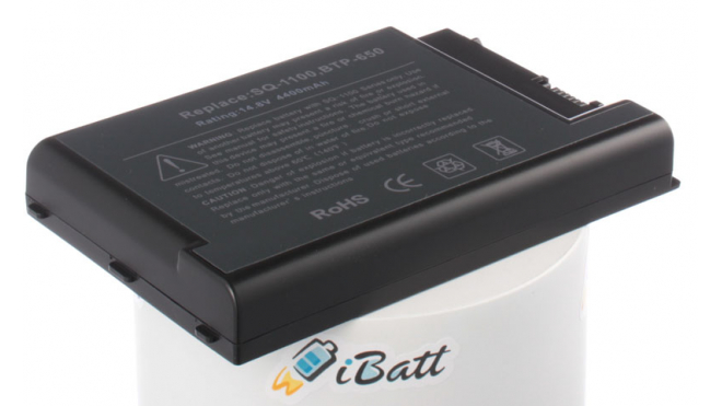 Аккумуляторная батарея для ноутбука Acer TravelMate 6002LCi. Артикул iB-A268.Емкость (mAh): 4400. Напряжение (V): 14,8