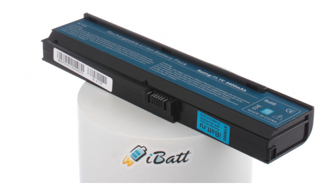 Аккумуляторная батарея для ноутбука Acer TravelMate 2484WXCi. Артикул iB-A136.Емкость (mAh): 4400. Напряжение (V): 11,1