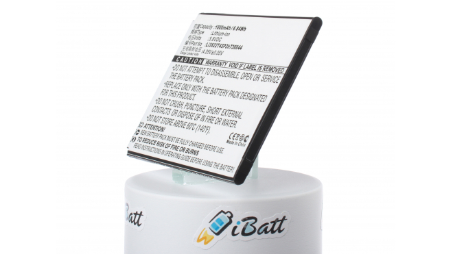 Аккумуляторная батарея iBatt iB-M3062 для телефонов, смартфонов ZTEЕмкость (mAh): 1800. Напряжение (V): 3,8