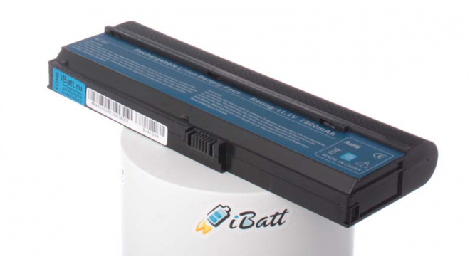 Аккумуляторная батарея для ноутбука Acer TravelMate 3220WXCi. Артикул iB-A138H.Емкость (mAh): 7800. Напряжение (V): 11,1