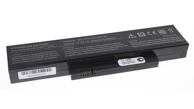 Аккумуляторная батарея SMP-EFS-SS-26C-06 для ноутбуков Fujitsu-Siemens. Артикул 11-1270.Емкость (mAh): 4400. Напряжение (V): 11,1