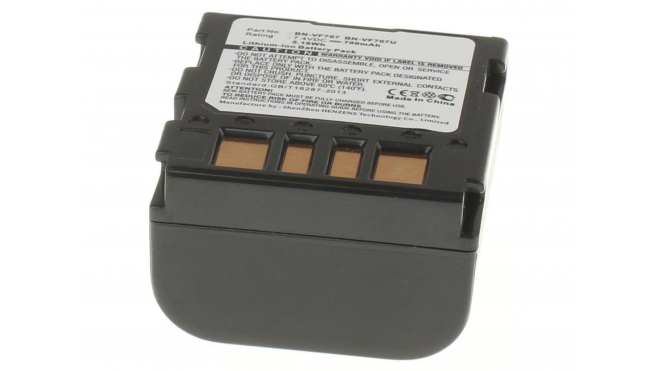 Аккумуляторные батареи для фотоаппаратов и видеокамер JVC GR-DF590Емкость (mAh): 700. Напряжение (V): 7,4