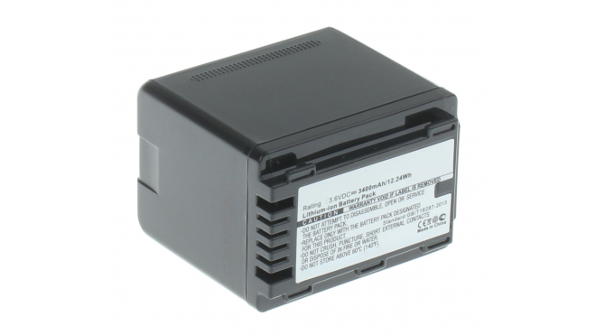 Аккумуляторные батареи для фотоаппаратов и видеокамер Panasonic HC-770EBЕмкость (mAh): 3400. Напряжение (V): 3,6