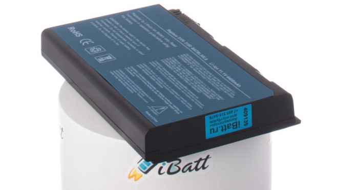 Аккумуляторная батарея для ноутбука Acer Aspire 3651WLCi. Артикул iB-A118.Емкость (mAh): 4400. Напряжение (V): 11,1