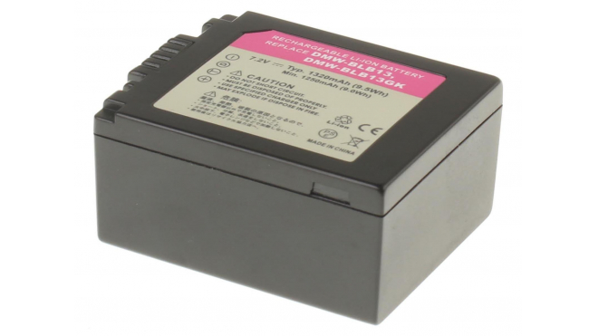 Аккумуляторные батареи для фотоаппаратов и видеокамер Panasonic Lumix DMC-G2Емкость (mAh): 1250. Напряжение (V): 7,4