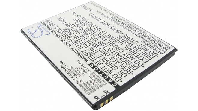 Аккумуляторная батарея iBatt iB-M716 для телефонов, смартфонов AmoiЕмкость (mAh): 1900. Напряжение (V): 3,7