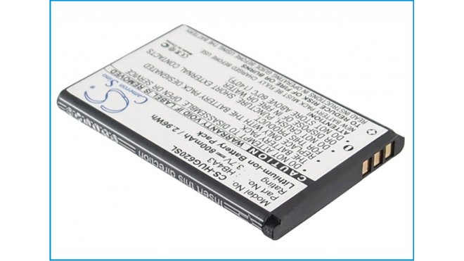 Аккумуляторная батарея iBatt iB-M2018 для телефонов, смартфонов HuaweiЕмкость (mAh): 800. Напряжение (V): 3,7